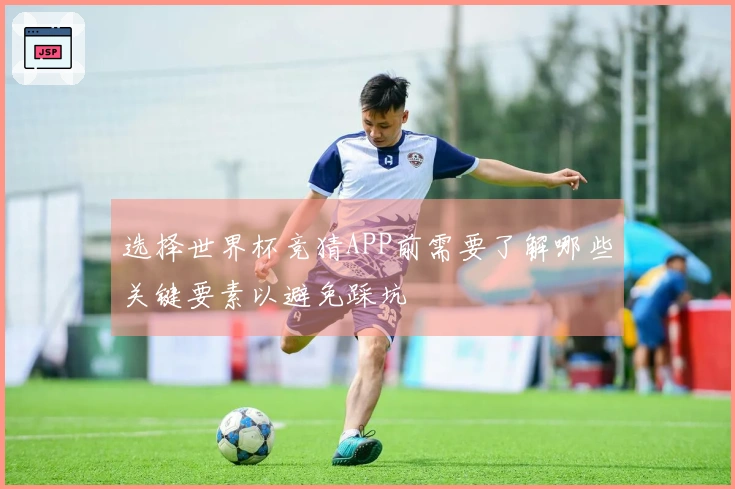 选择世界杯竞猜APP前需要了解哪些关键要素以避免踩坑