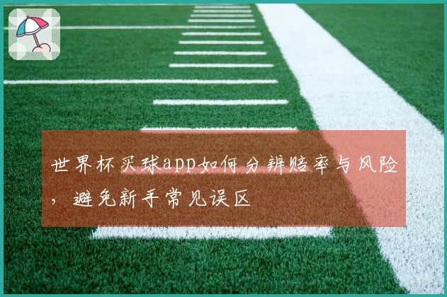 世界杯买球app如何分辨赔率与风险，避免新手常见误区